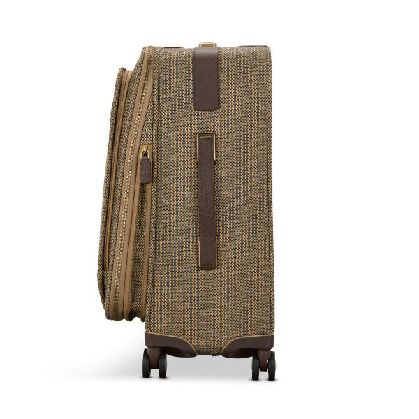 HARTMANN TWEED Co Exp Spinner - Tweed/Natural Leather image 1