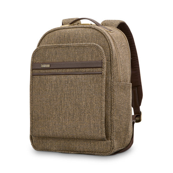 HARTMANN TWEED Travel Backpack - Tweed/Natural Leather image 1