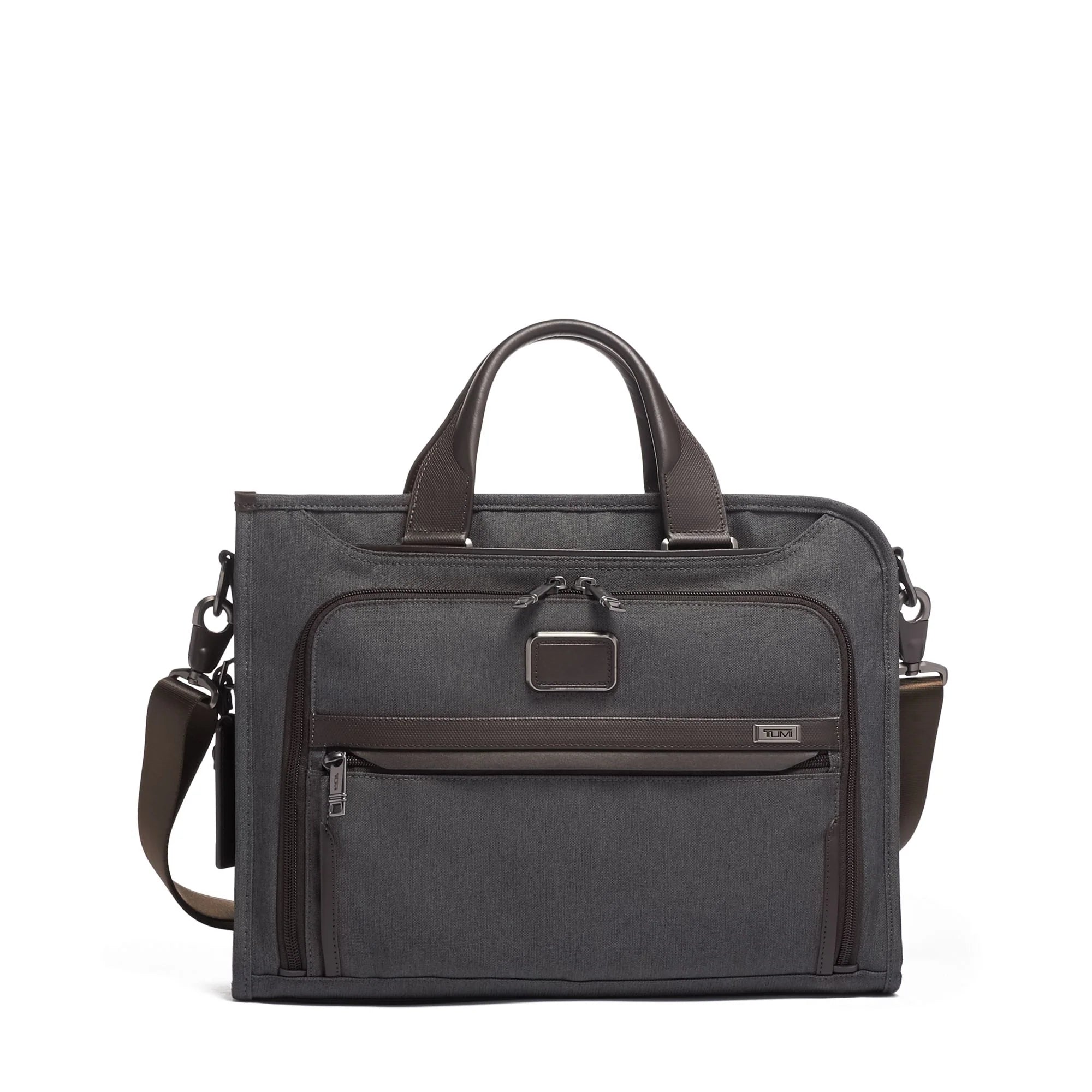 Alpha 3 Slim Deluxe Portfolio // Anthracite image 0