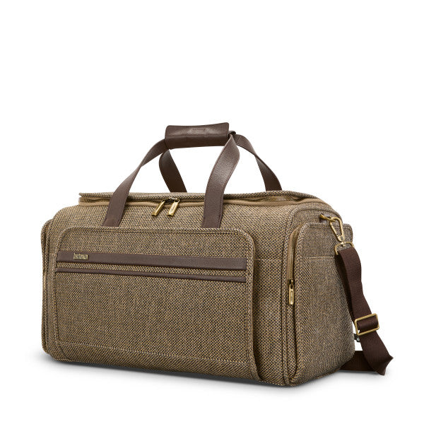 HARTMANN TWEED Travel Duffel - Tweed/Natural Leather image 1